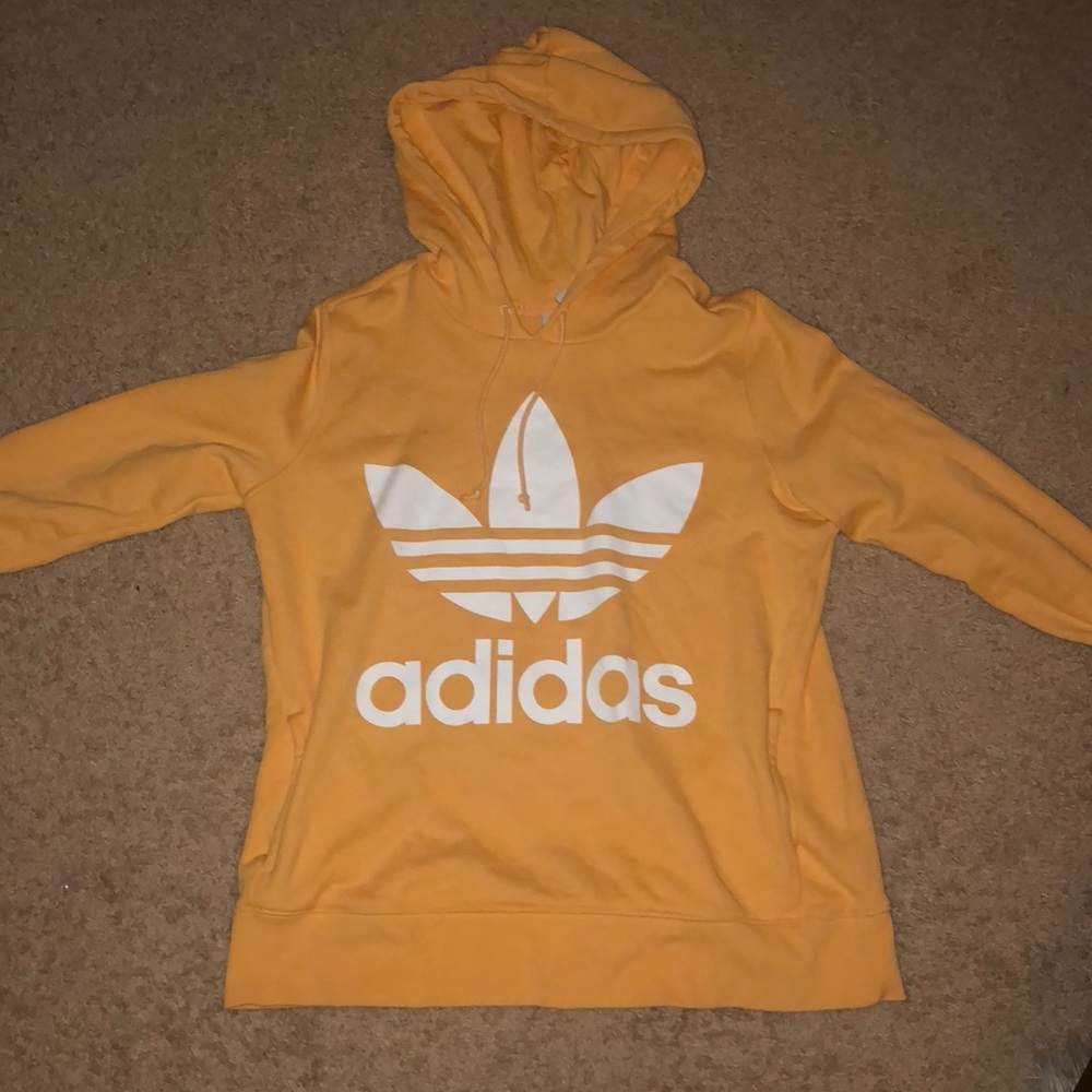 Yellow adidas sweatshirt